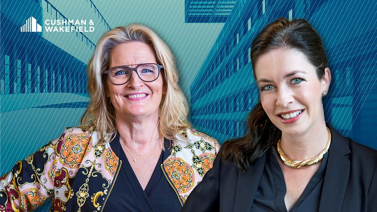 Cushman & Walkefield rekryterar Ewa Hellströmer (vänster) och Linda Persson (höger) till Agency Leasing. 