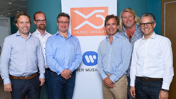 ​Amerikanska Warner Music Group köper svenska X5 Music