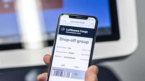 Lufthansa Cargo beschleunigt Frachtannahme und -auslieferung