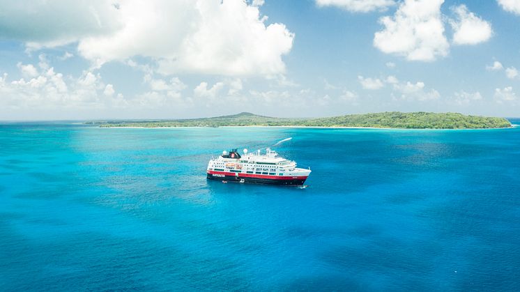 MS Fram by Big Corn Island, Nicaragua