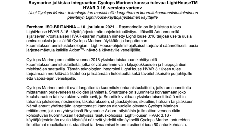 Dec 2021 - Raymarine - Cyclops_Integration_LH_Hvar_FINAL.v6-fi_FI.pdf