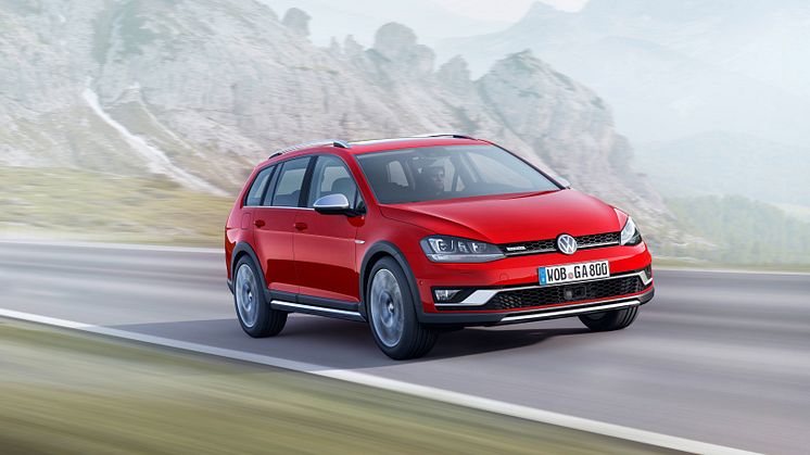Säljstart för nya Volkswagen Golf Alltrack