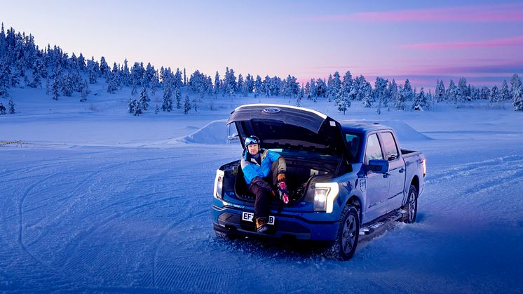 Ford F-150 Lightning Norge vinter 2023