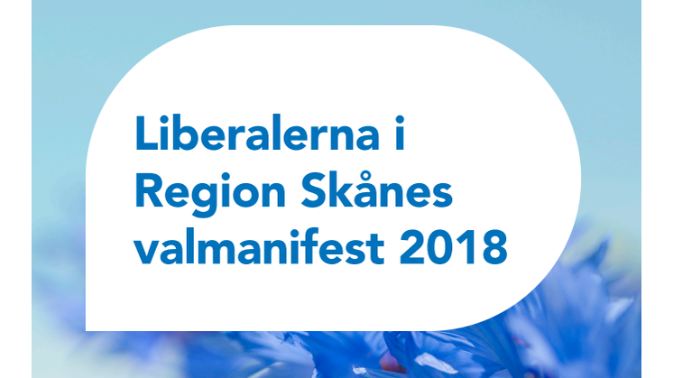 L: Valmanifest för Region Skåne sätter fokus på vårdcentraler och vardagspendling