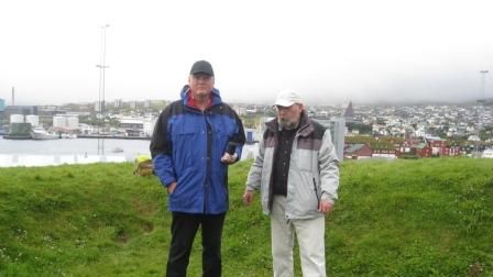 Jürgen Ortmüller/WDSF (lks.) und Andreas Morlok/ProWal in Tórshavn/Färöer 2010