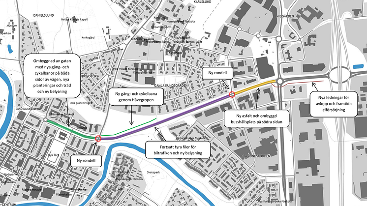 Klartecken för nya VA-ledningar längs Klippanvägen