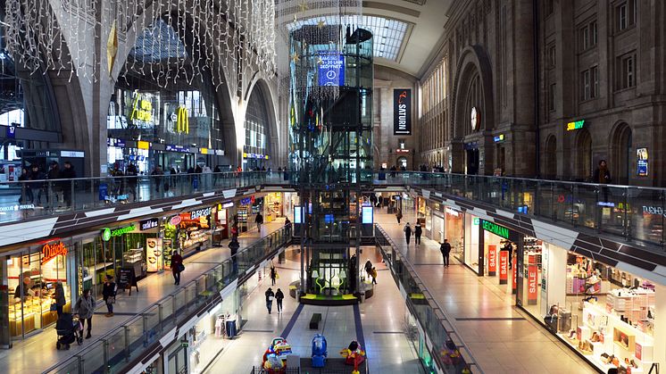 Beliebter Anziehungspunkt: Promenaden Hauptbahnhof in Leipzig - Foto: Elli Flint