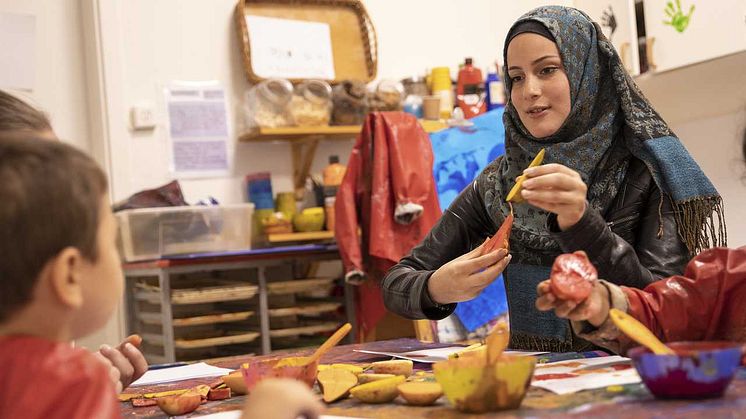 Extratjänst på förskola hjälper dem in på arbetsmarknaden