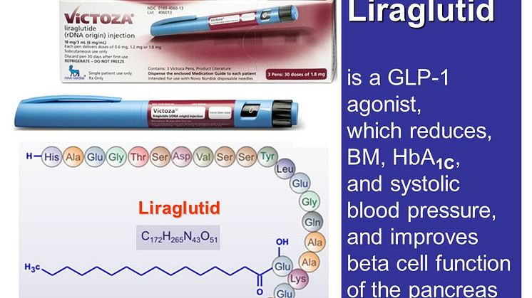 Lägre risk för allvarliga hjärtkärlhändelser med diabetesläkemedlet liraglutid