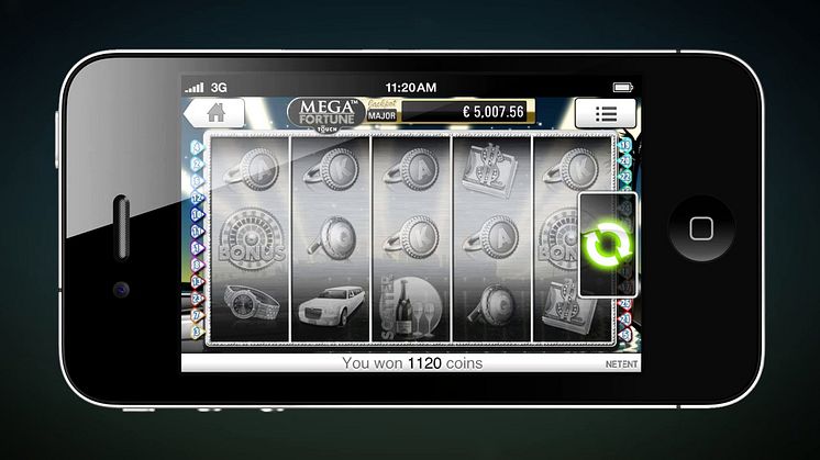 Chơi Slot Game Mega Fortune trên di động