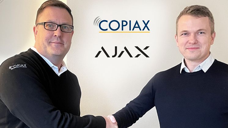Copiax och Ajax Systems ingår nytt samarbete