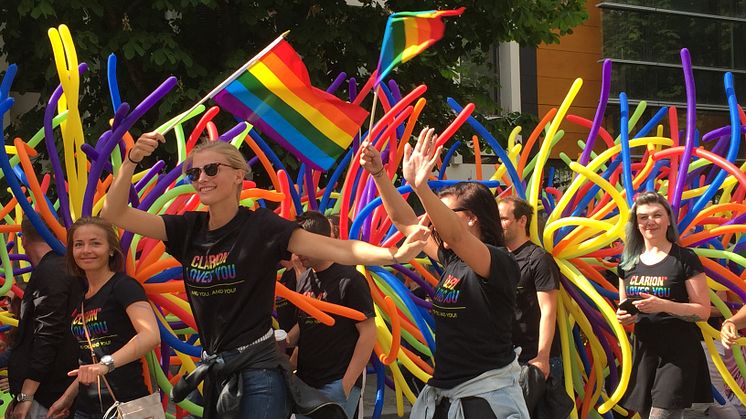 Clarion Hotel storsatsar som officiell hotellpartner till Stockholm Pride