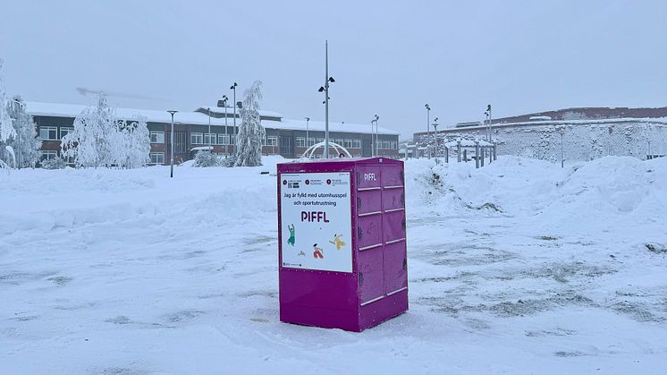 PIFFLs hittills nordligaste boxar är nu på plats för att sprida rörelseglädje och gemenskap i Gällivare