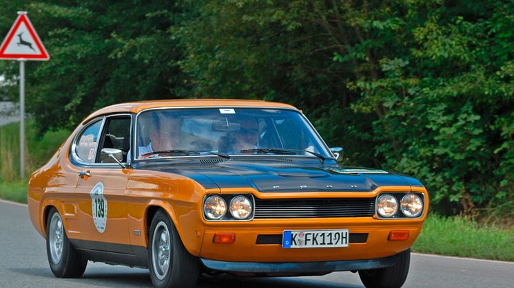 ​Kuukävelyt, Woodstock ja Ford Capri; Ford juhlii ikonisen urheiluauton 50-vuotispäivää