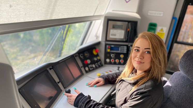 26-year-old Beau has worked on the railway since she was 19