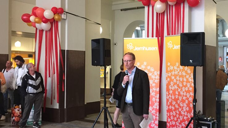 Byggnadsantikvarie Johan Rittsél berättar om Entréhallen på Stockholms central