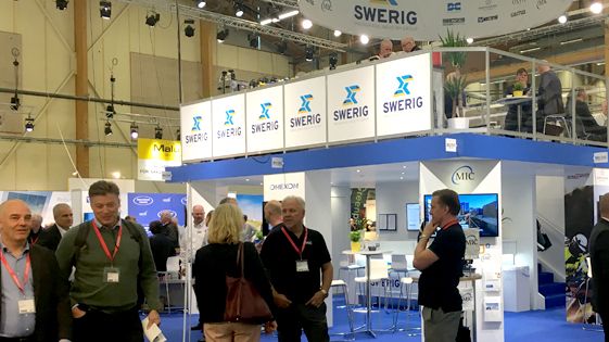 Den populära samlingsmontern för Swerigs medlemsföretag återkommer på Elmia Nordic Rail 2023.         Foto: Swerig