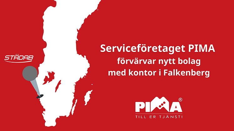 Bolaget som Serviceföretaget PIMA förvärvat har sitt kontor i Falkenberg. 