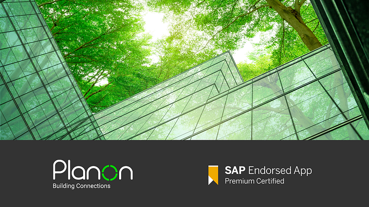 Planon Real Estate Management för SAP S/4HANA Uppnår Premiumcertifiering som en SAP® Endorsed App i SAP:s Industry Cloud-portfölj