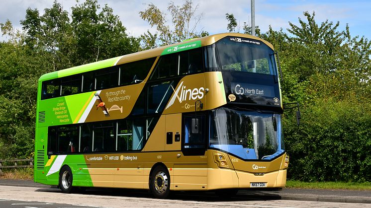 New and upgraded express buses set to soar from Consett to Newcastle through red kite country