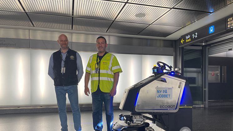 Städrobot ger färre arbetsskador och renare kollektivtrafik