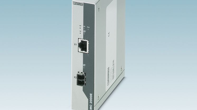 Ethernet till fiber enligt IEC 61850