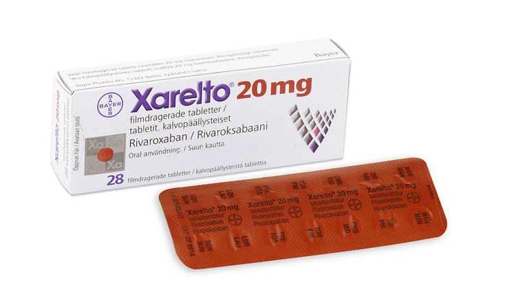 Xarelto 20 mg förpackning