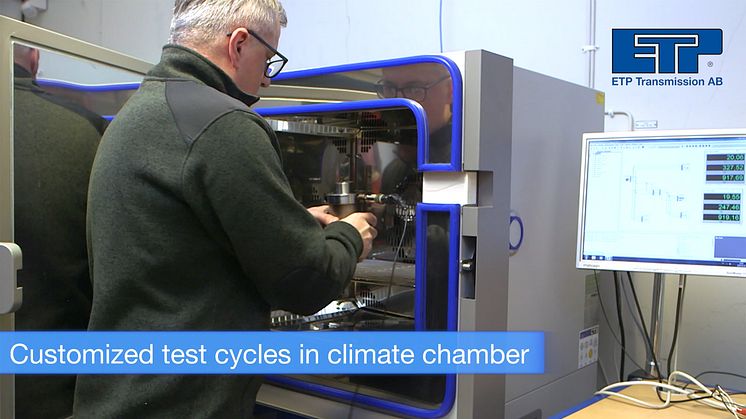 Climate test chamber at ETP
