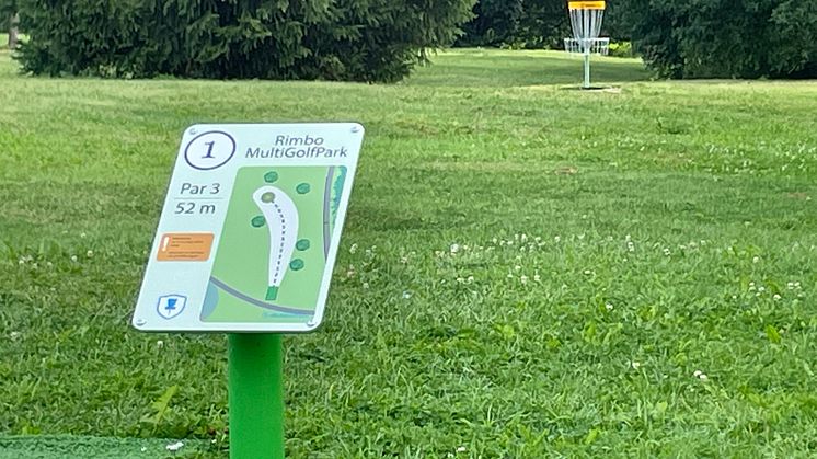 Multigolf är en av de nya aktiviteterna i Skarsjöparken.