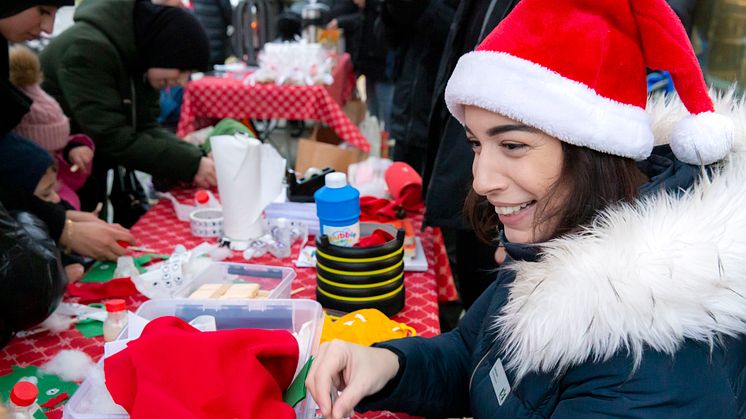 Välkomna till årets julmarknad på Rosengård, där aktiviteter för barnen är i fokus. Foto: Miriam Preis