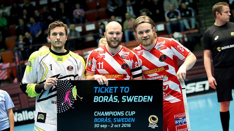 Champions Cup, innebandy, nu släpper vi biljetterna