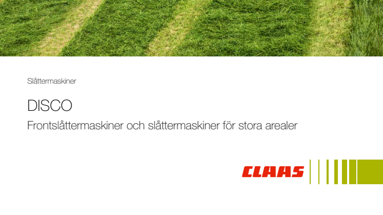 CLAAS DISCO 2020 Slåttermaskiner