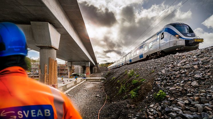 SVEAB Järnväg förbättrar Järna stationsområde