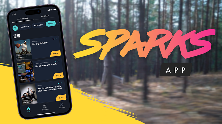 Fler unga kan hitta fritidsaktivitet med nya Sparksapp