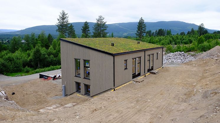 Norges første Termowoodhus i Hurdal.