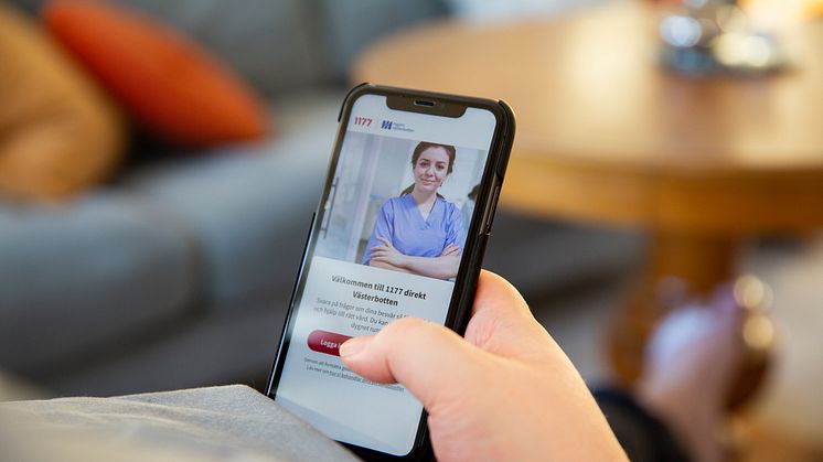 Hälsodigitalen blir 1177 direkt Västerbotten