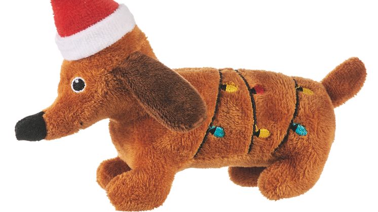 Little&Bigger Holiday Parade Dog Toy Dacshound S