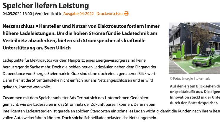 Photovoltaik von Genter, 04.05.2022 16:00 | Veröffentlicht in Ausgabe 04-2022