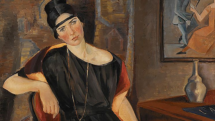 Greta Fahlcrantz-Lindberg, Porträtt av Märtha Gahn, 1920. Foto: Erik Cornelius/Nationalmuseum. 