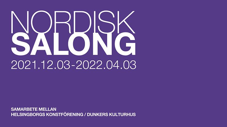 Klart med deltagande konstnärer i Nordisk Salong