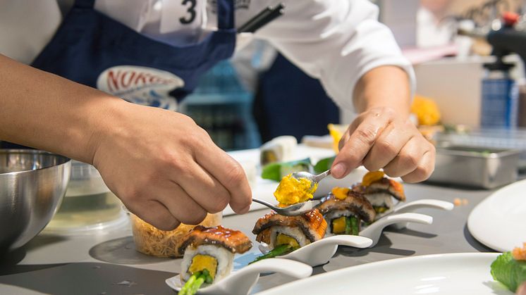 Beim kreativen Original-Sushi wurde viel im international sehr angesagten Crossover-Stil gezeigt