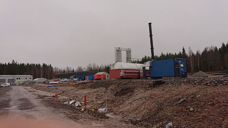 Fjärrvärmecentral på industriområdet Björnmossen