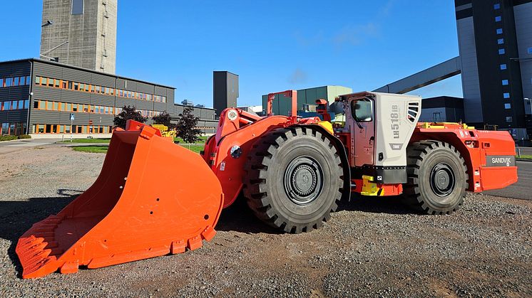 Boliden’s Garpenberg mine receives Sandvik’s first Toro™ LH518iB