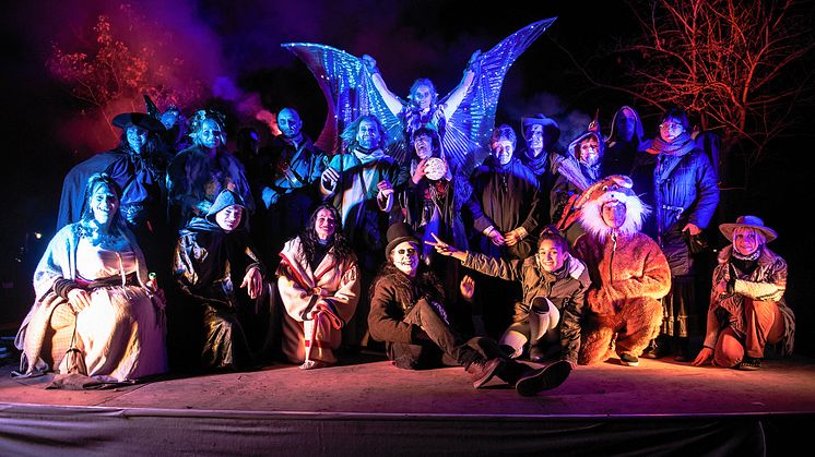 Es ist wieder Zeit für Fabelwesen, Schminke und Gruselgefühle: Halloween in Brandenburg, wie hier in der El Dorado  Westernstadt Templin. Foto: Eldorado Abenteuer GmbH.