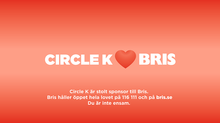 Circle K har stöttat Bris sedan 2013 och hela 9,3 miljoner kronor har samlats in till Bris viktiga verksamhet.