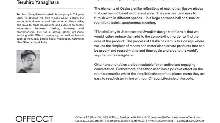 Offecct Press release Osaka by Teruhiro Yanagihara_EN