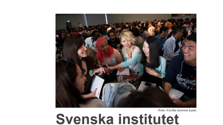 Pressinbjudan: Svenska institutet diplomerar världens framtida ledare