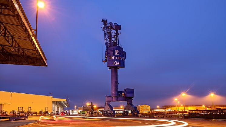  SCA Logistics terminal i Port of Kiel. Bild: SCA/Tom Körber