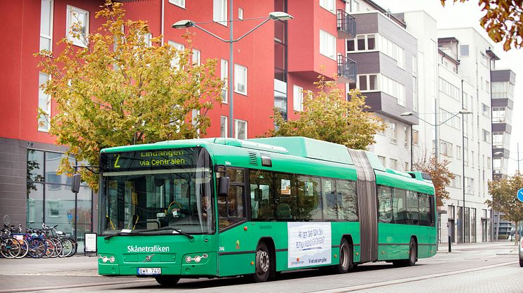 Ändrade körvägar för bussarna i Malmö den 11 december 2016