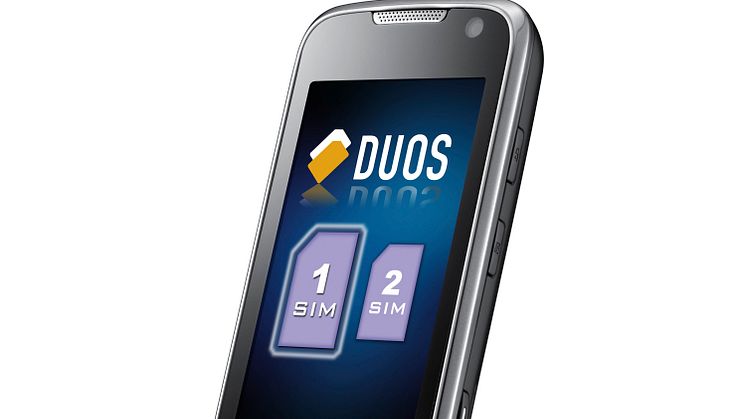 Samsungs duosim-mobil, som två mobiler i en